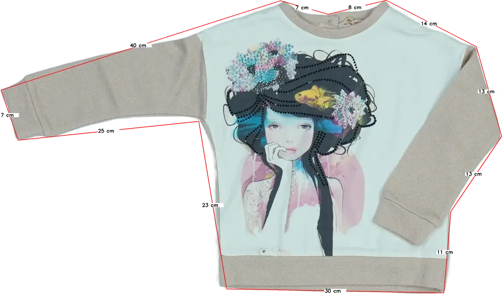 Fehér Laura Biagiotti Pulóver EU 98 / UK 3 év / US 3T