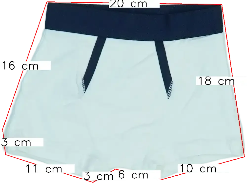 Fehér George Boxer EU 98 / UK 3 év / US 3T