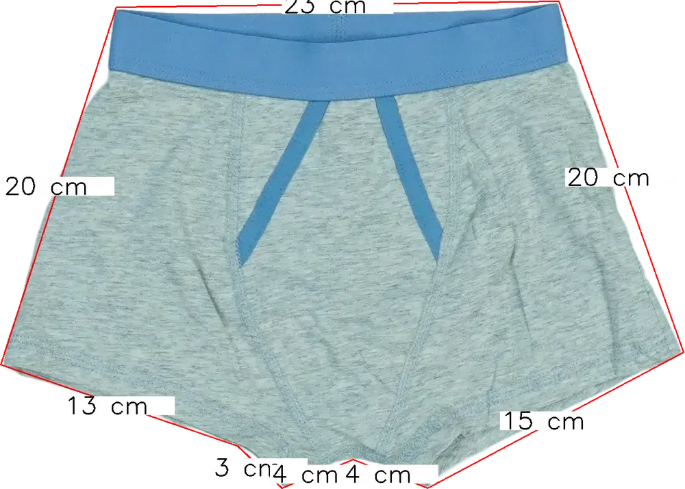 Szürke George Boxer EU 122 / UK 7 év / US 7 év/M