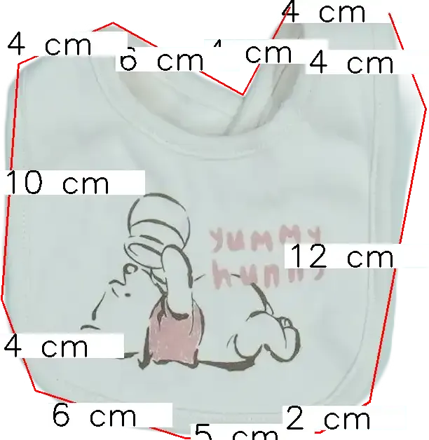 Rózsaszín Disney Előke EU 50 / UK Újszülött / US Újszülött