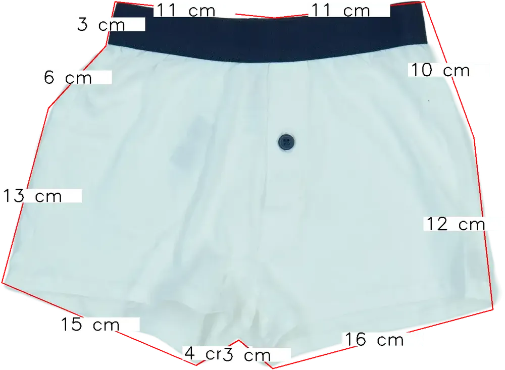 Fehér George Boxer EU 110 / UK 5 év / US 5 év/XS