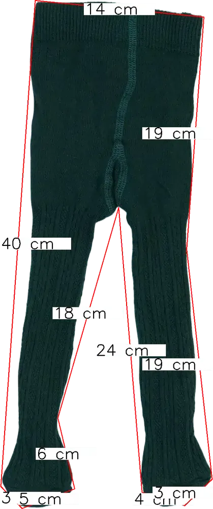 Zöld Egyéb Harisnya EU 62 / UK 0-3 hónap / US 0-3 hónap