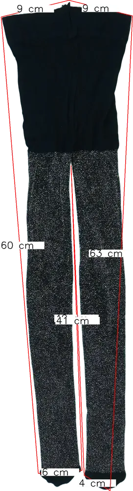 Fekete Dressy Kidz Harisnya EU 104 / UK 4 év / US 4T/XS