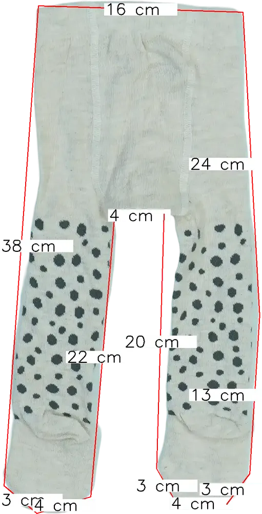 Barna Dressy Kidz Harisnya EU 62 / UK 0-3 hónap / US 0-3 hónap