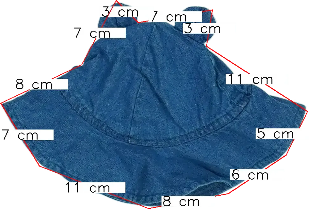 Kék Disney Kalap EU 68 / UK 3-6 hónap / US 3-6 hónap