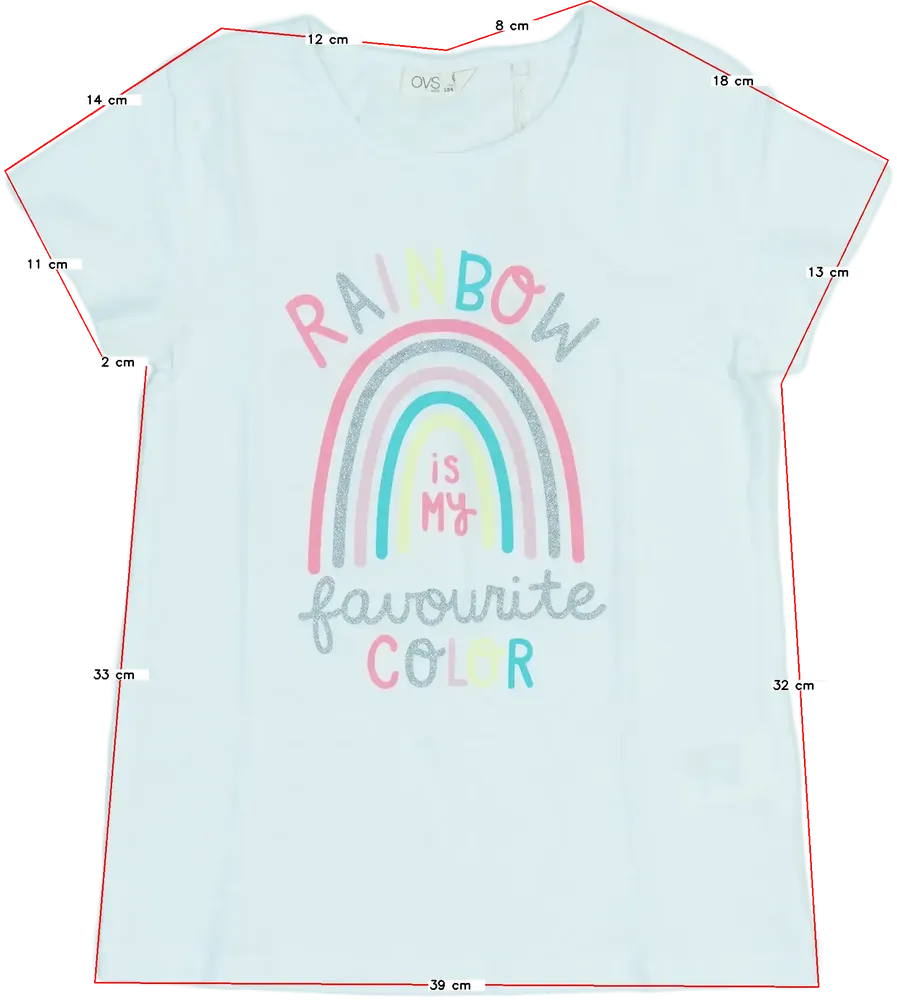 Fehér OVS Póló EU 134 / UK 9 év / US 9 év/L