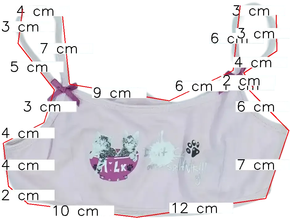 Rózsaszín Yamamay Melltartó EU 140 / UK 10 év / US 10 év/L