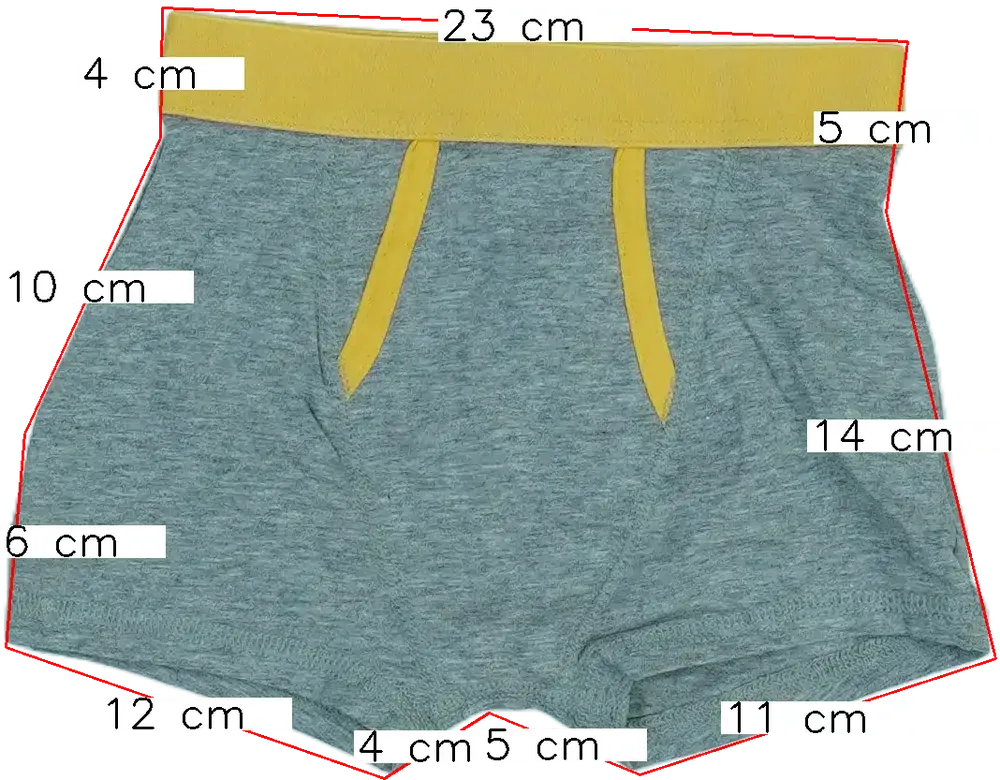 Szürke George Boxer EU 110 / UK 5 év / US 5 év/XS