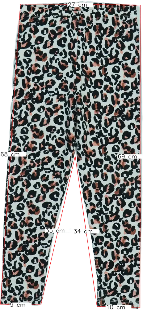 Fehér George Leggings EU 128 / UK 8 év / US 8 év/M