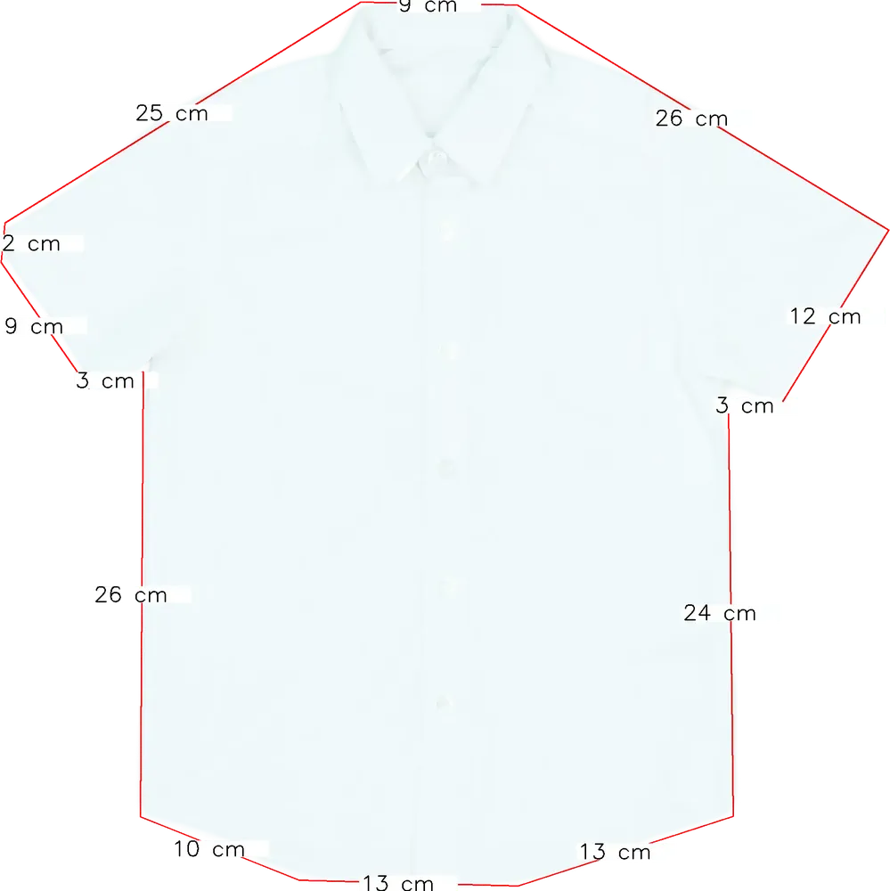 Fehér George Ing EU 110 / UK 5 év / US 5 év/XS