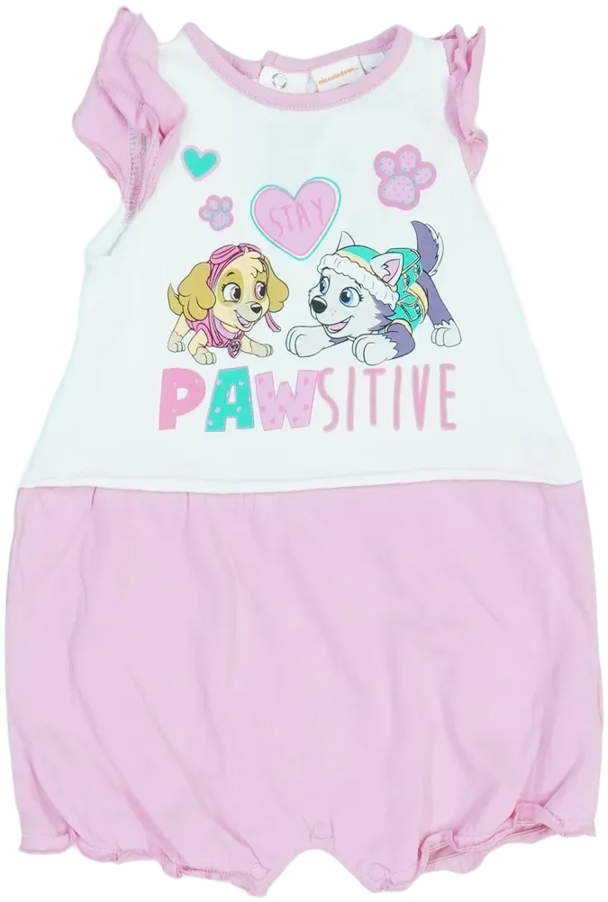 Fehér Nickelodeon Playsuit / Jumpsuit EU 68 / UK 3-6 hónap / US 3-6 hónap