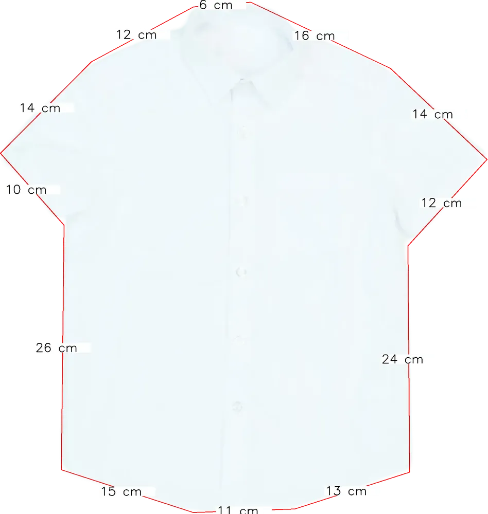 Fehér George Ing EU 110 / UK 5 év / US 5 év/XS