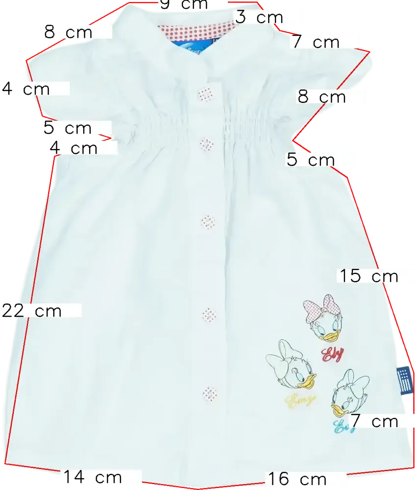 Fehér Original Marines Blúz EU 68 / UK 3-6 hónap / US 3-6 hónap