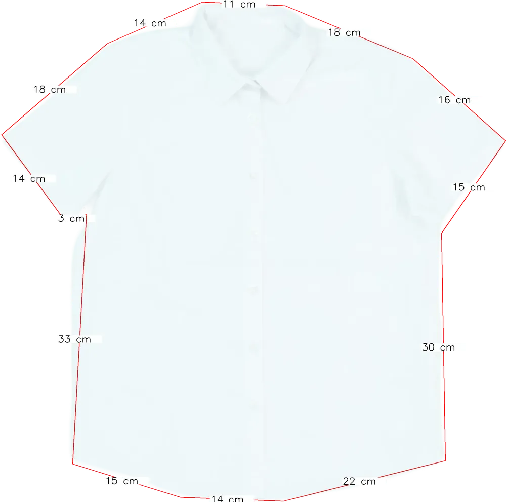 Fehér George Ing EU 164 / UK 14 év / US 14 év/XL