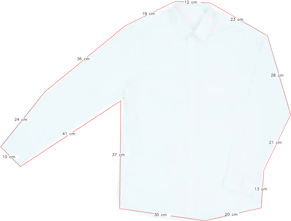 Fehér George Ing EU 170 / UK 15 év / US XL