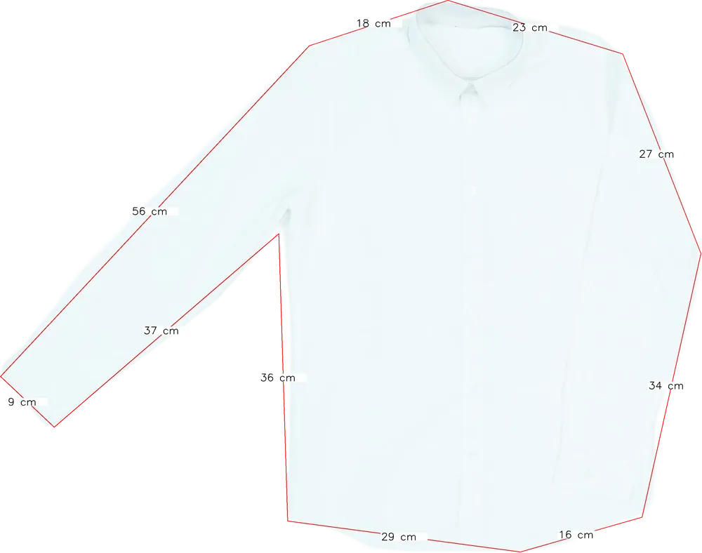 Fehér George Ing EU 158 / UK 13 év / US 14 év/XL