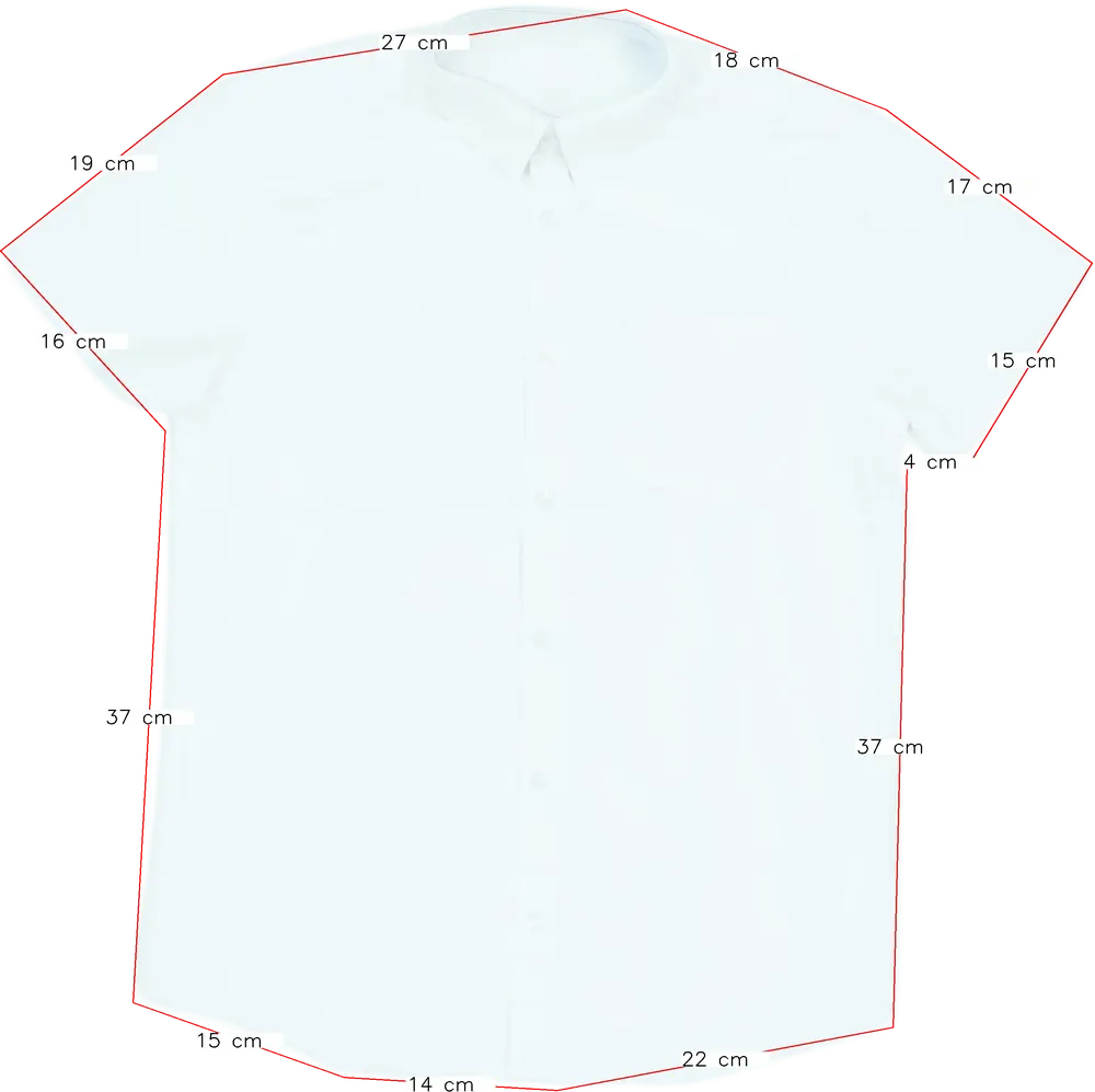 Fehér George Ing EU 164 / UK 14 év / US 14 év/XL