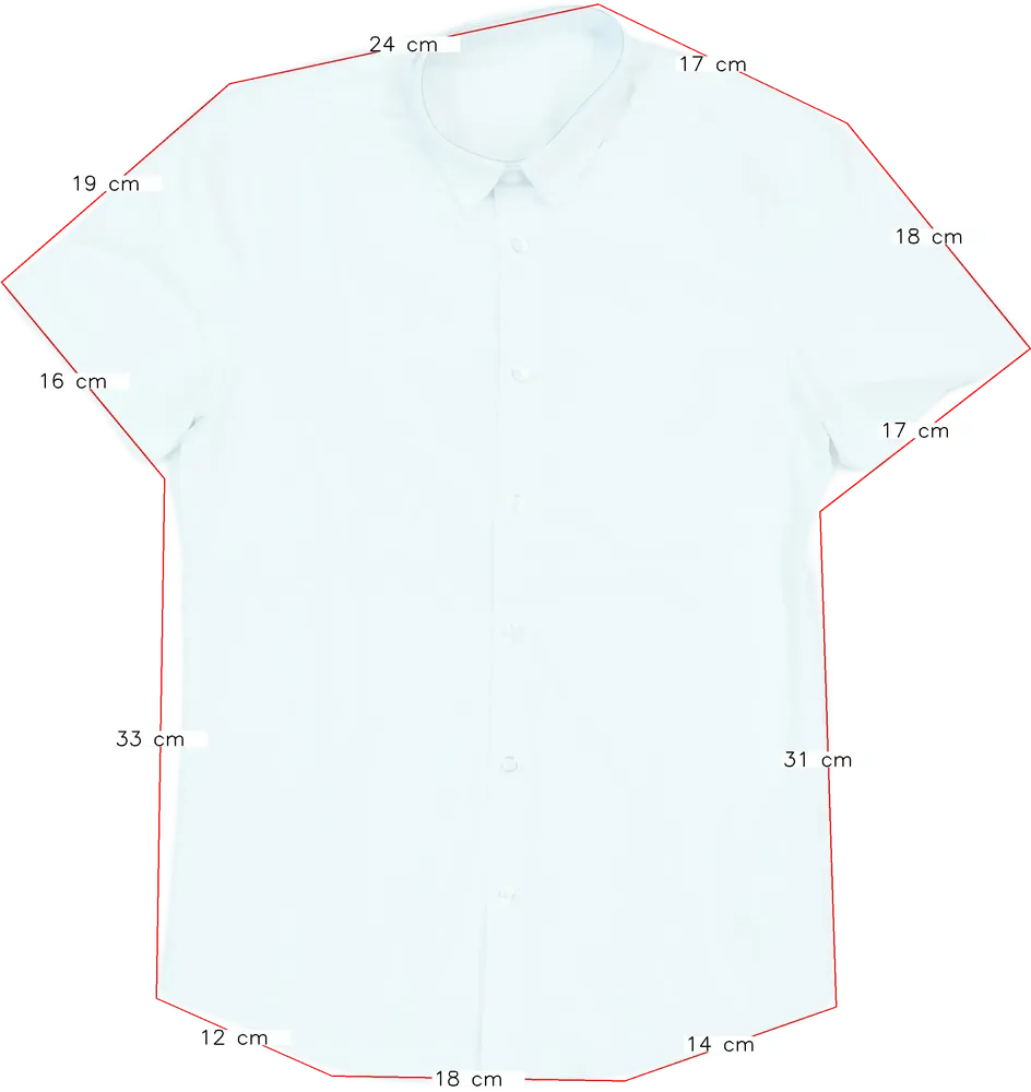 Fehér George Ing EU 158 / UK 13 év / US 14 év/XL