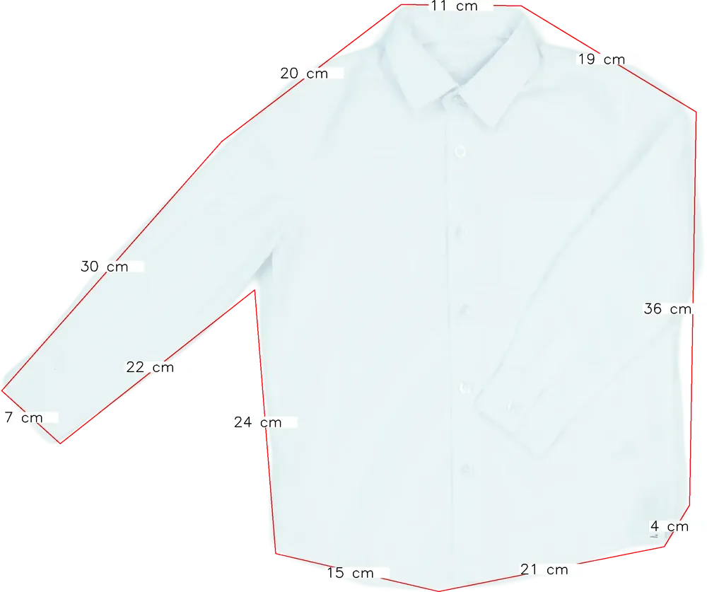 Fehér George Ing EU 110 / UK 5 év / US 5 év/XS