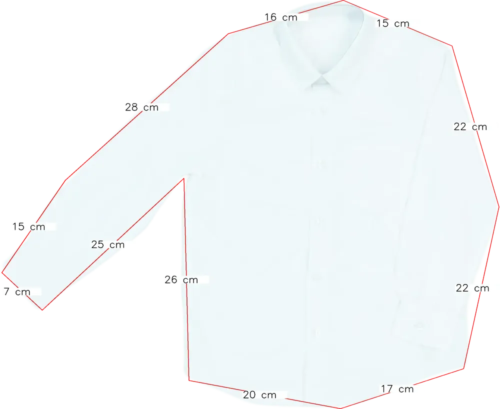 Fehér George Ing EU 110 / UK 5 év / US 5 év/XS