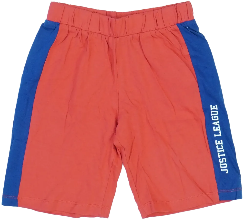 Piros Justice League Rövidnadrág EU 116 / UK 6 év / US 6 év/S