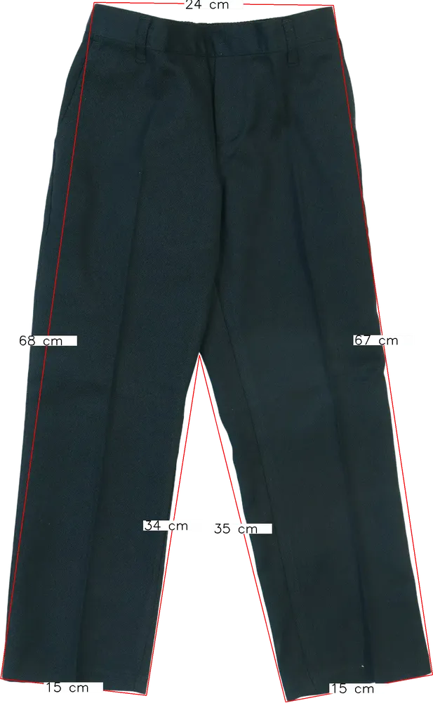 Fekete George Hosszúnadrág EU 116 / UK 6 év / US 6 év/S