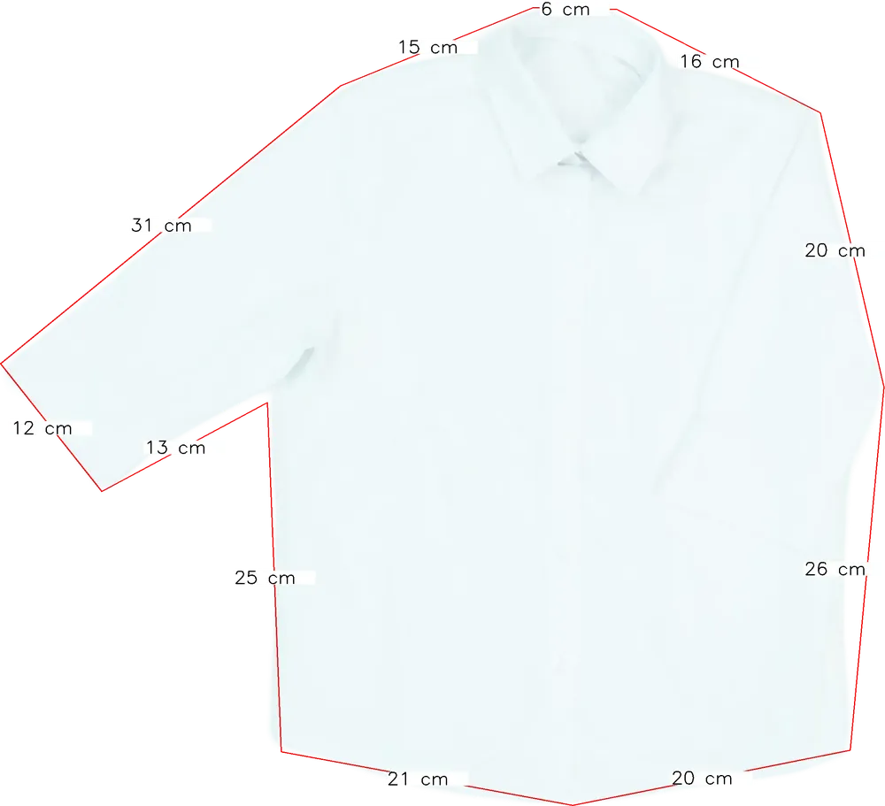 Fehér George Blúz EU 134 / UK 9 év / US 9 év/L