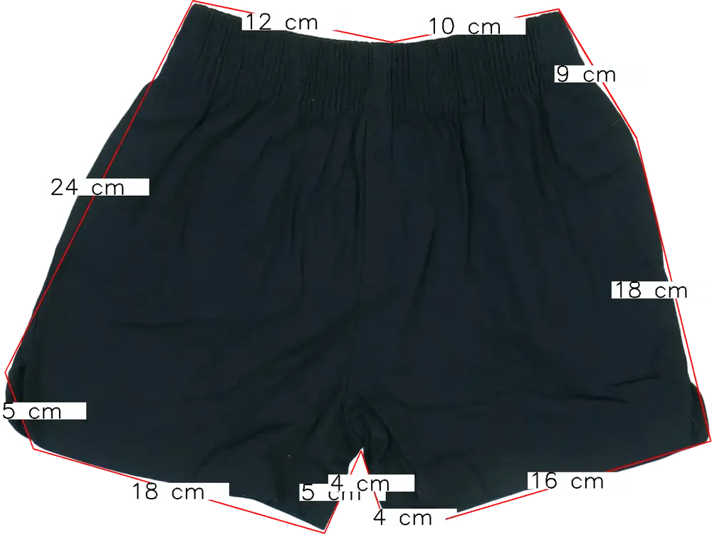 Fekete George Rövidnadrág EU 110 / UK 5 év / US 5 év/XS