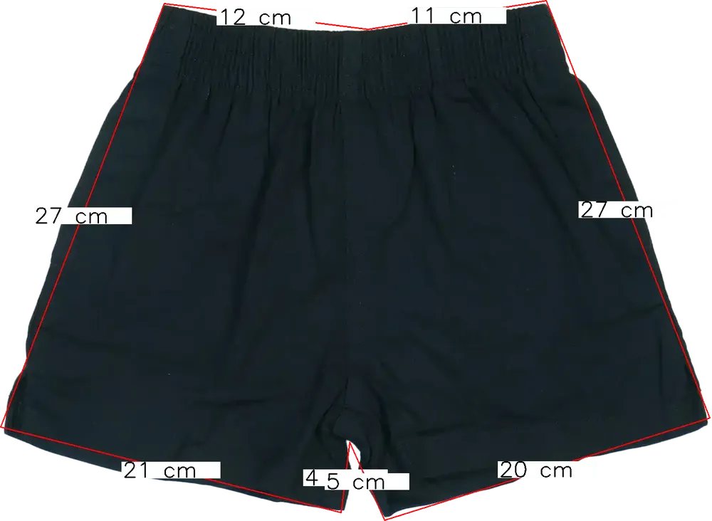 Fekete George Rövidnadrág EU 110 / UK 5 év / US 5 év/XS