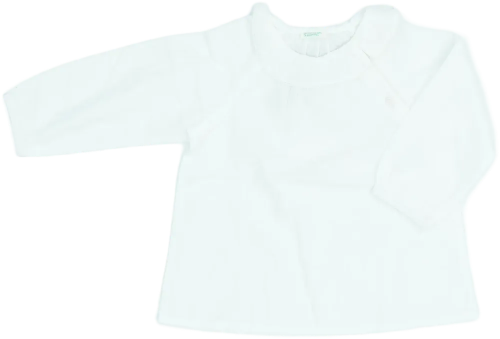 Fehér Benetton Blúz EU 80 / UK 9-12 hónap / US 12 hónap