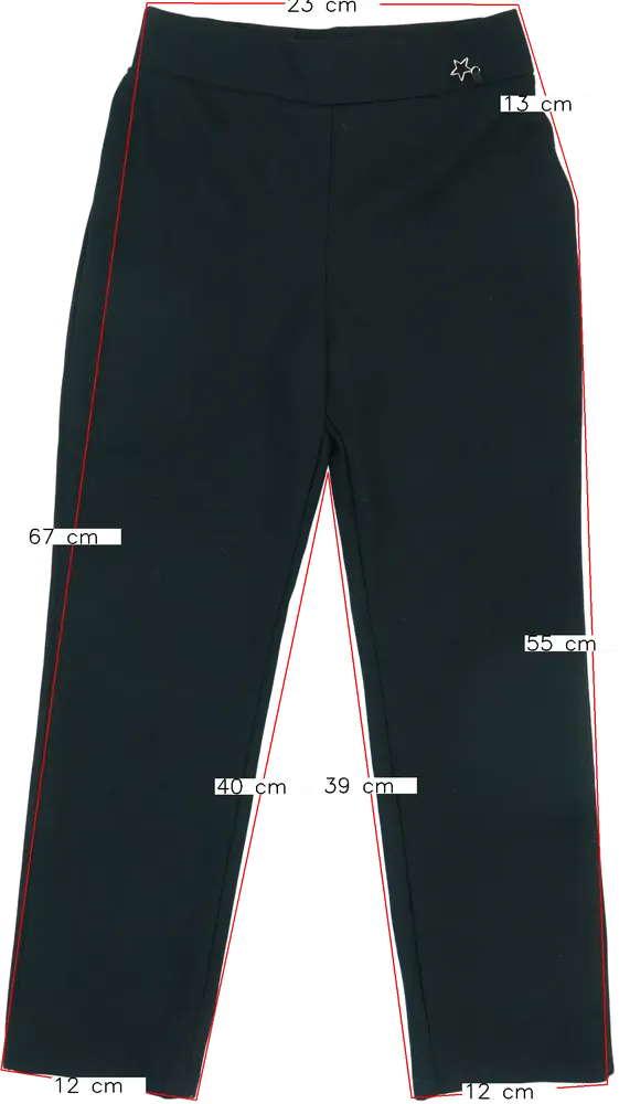 Fekete George Leggings EU 116 / UK 6 év / US 6 év/S