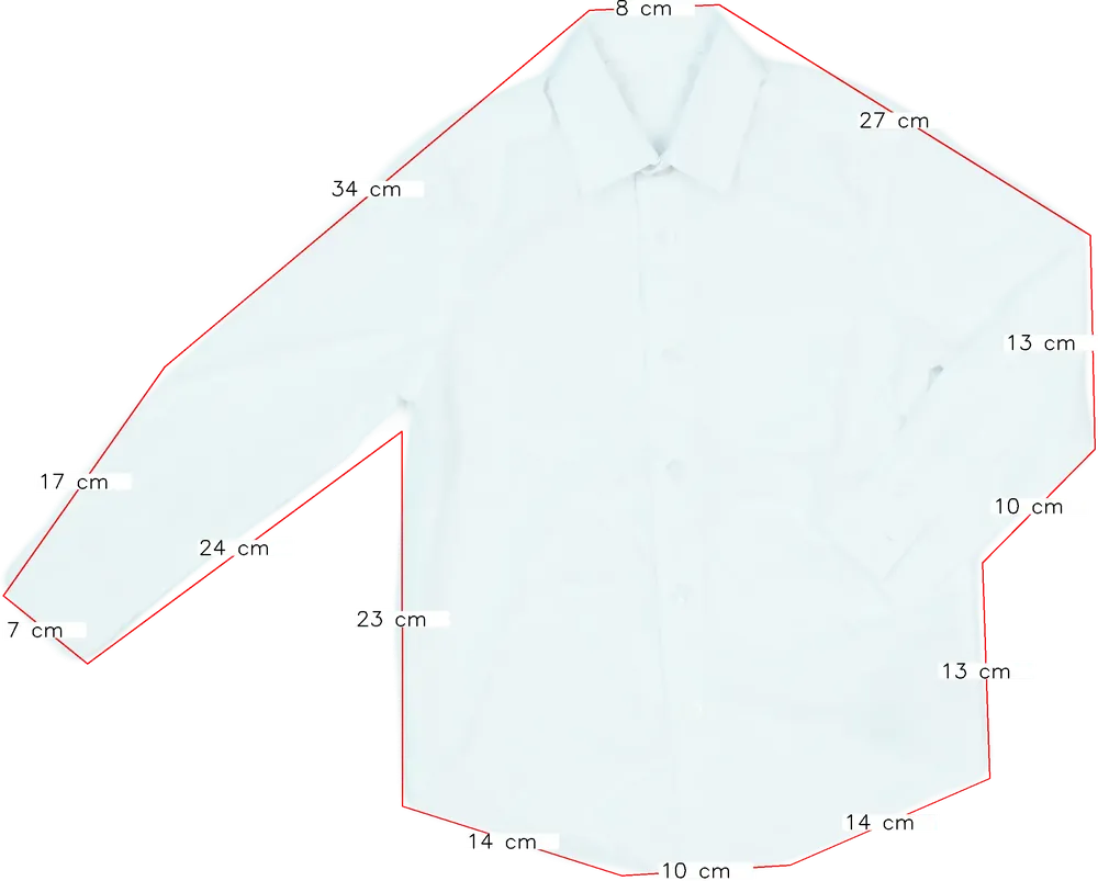 Fehér George Ing EU 110 / UK 5 év / US 5 év/XS