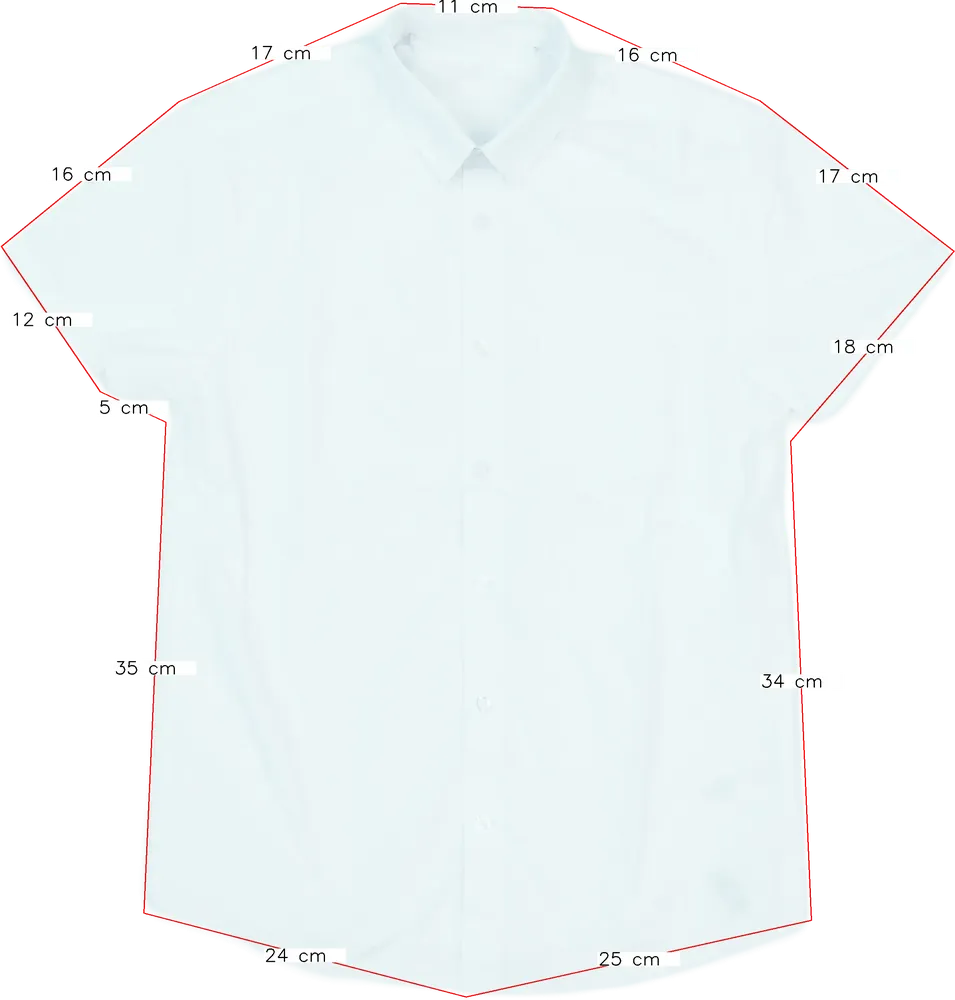 Fehér George Ing EU 158 / UK 13 év / US 14 év/XL