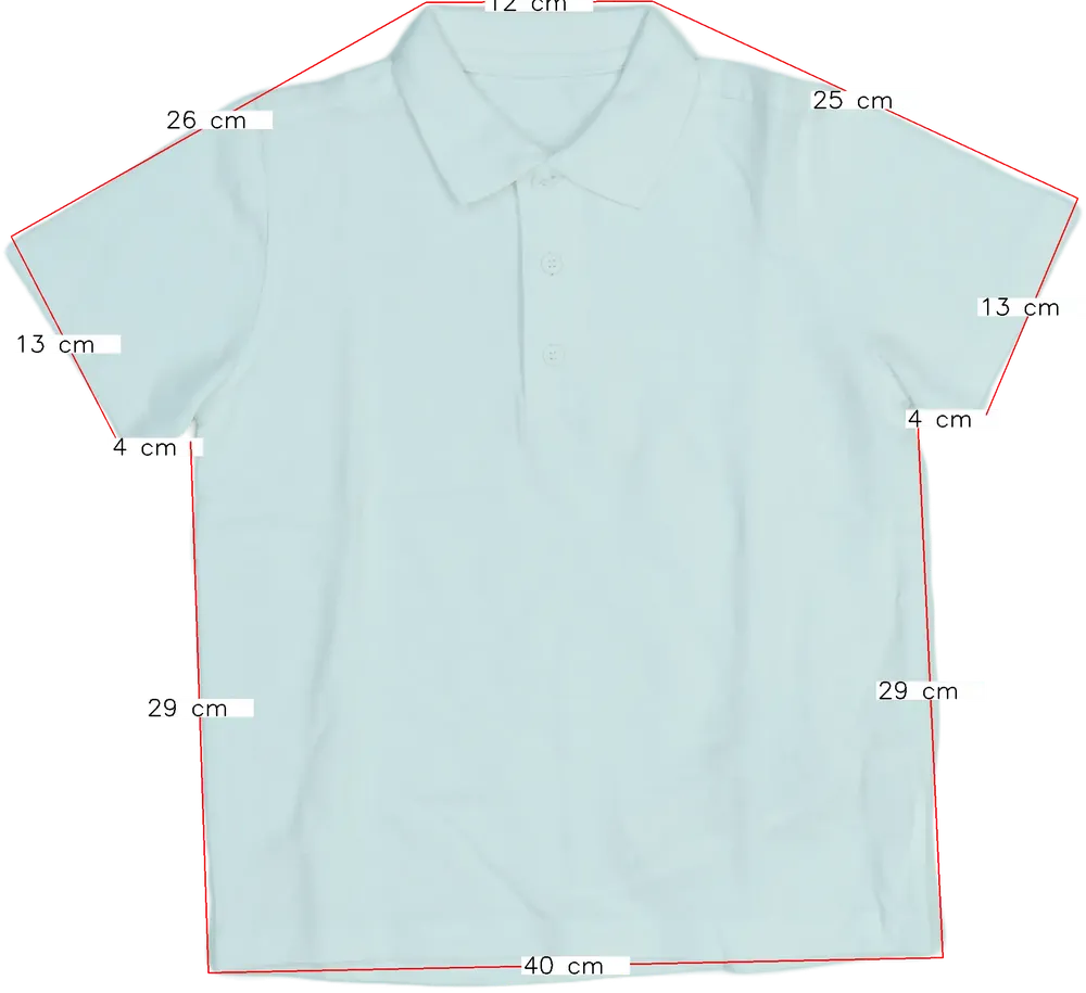 Fehér George Galléros póló EU 116 / UK 6 év / US 6 év/S