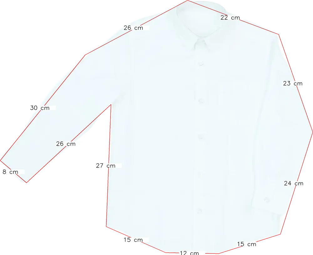 Fehér George Ing EU 122 / UK 7 év / US 7 év/M