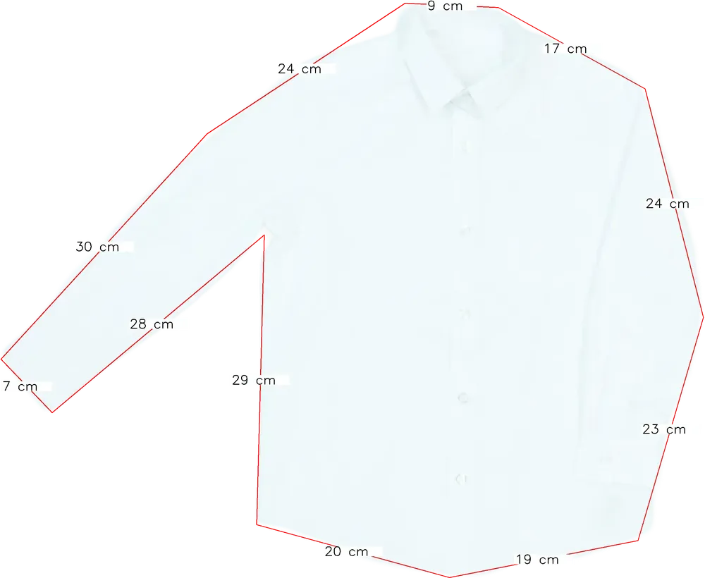 Fehér George Ing EU 122 / UK 7 év / US 7 év/M