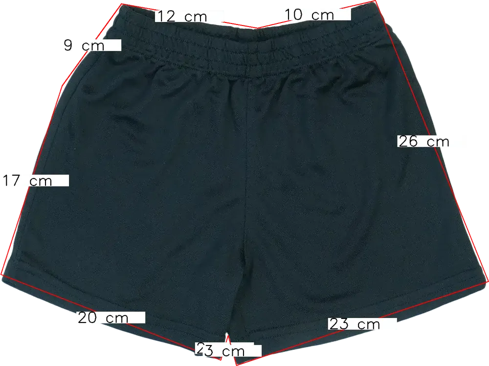 Fekete George Rövidnadrág EU 110 / UK 5 év / US 5 év/XS