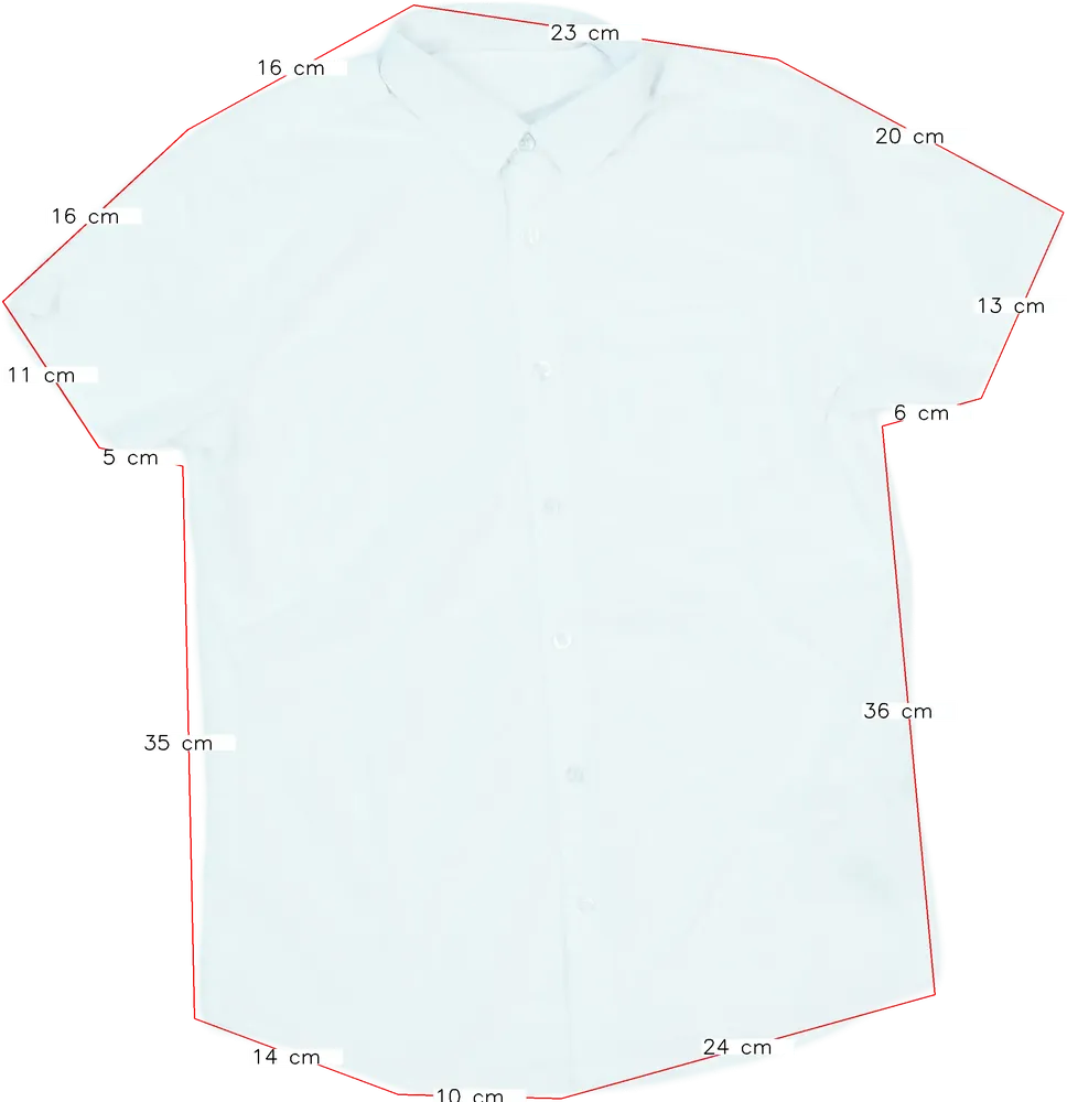 Fehér George Ing EU 158 / UK 13 év / US 14 év/XL