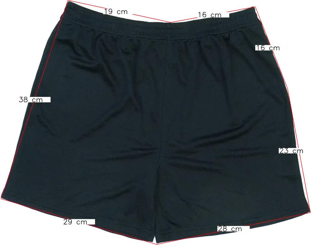 Fekete George Rövidnadrág EU 164 / UK 14 év / US 14 év/XL