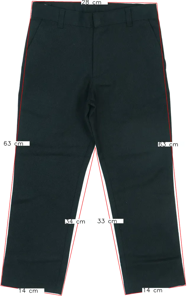 Fekete George Hosszúnadrág EU 110 / UK 5 év / US 5 év/XS