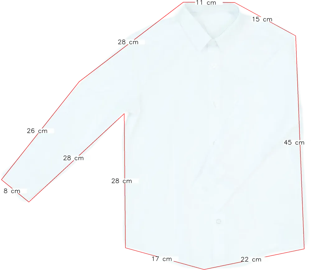 Fehér George Ing EU 122 / UK 7 év / US 7 év/M