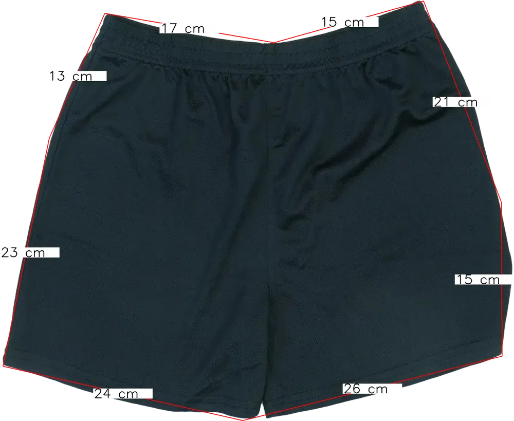 Fekete George Rövidnadrág EU 152 / UK 12 év / US 12 év/L