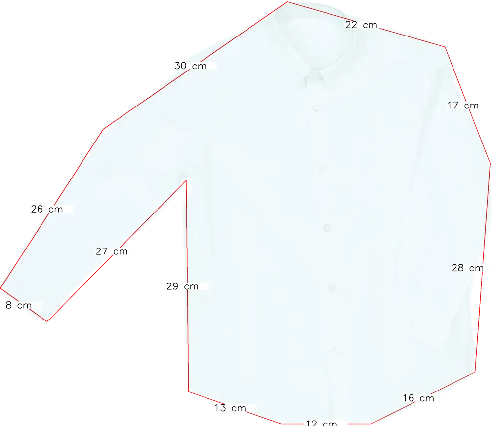 Fehér George Ing EU 122 / UK 7 év / US 7 év/M