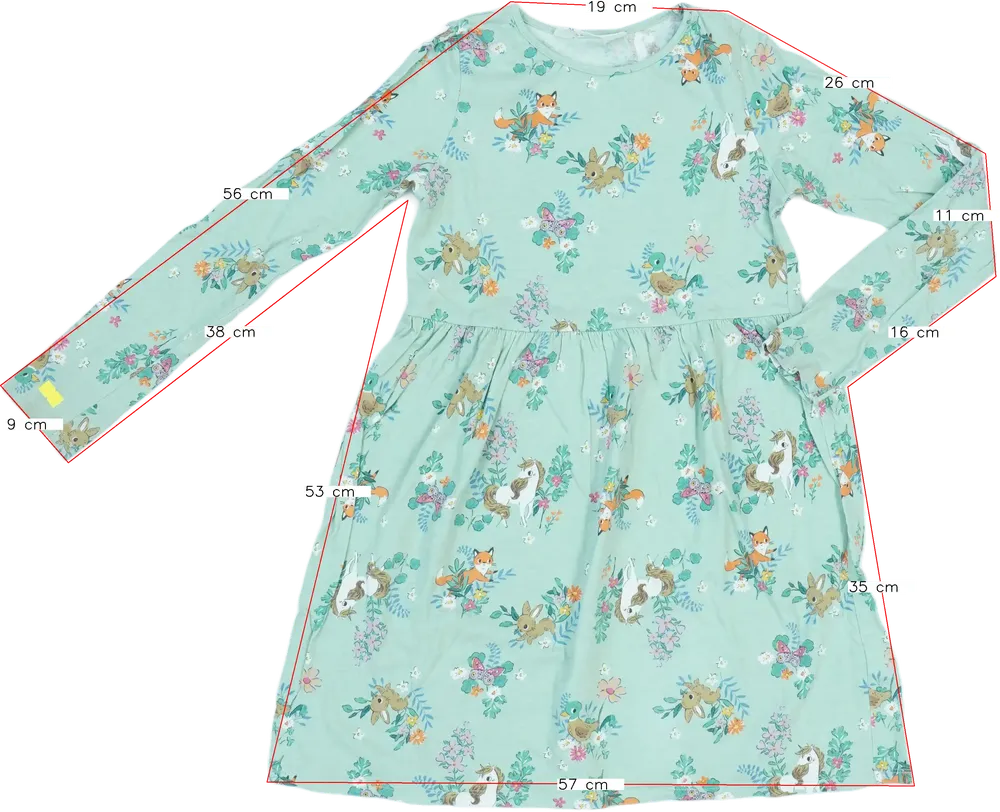 Zöld H&amp;M Ruha EU 140 / UK 10 év / US 10 év/L