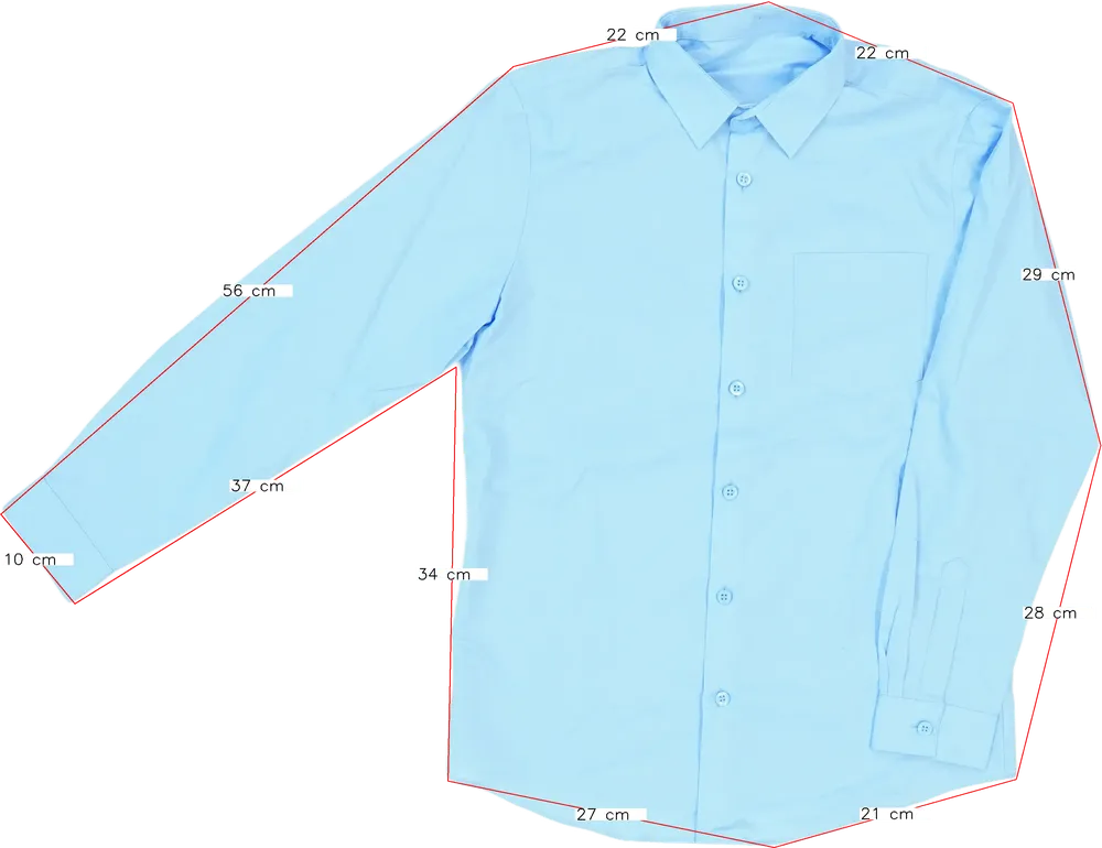 Kék George Ing EU 158 / UK 13 év / US 14 év/XL