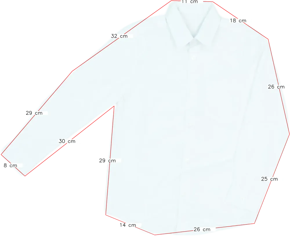 Fehér George Ing EU 134 / UK 9 év / US 9 év/L