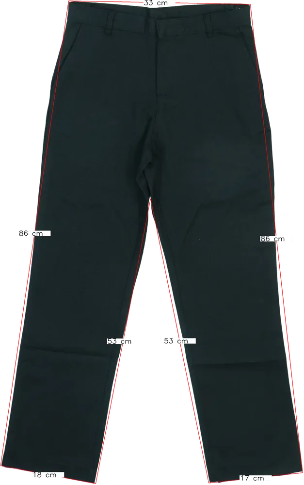 Fekete George Hosszúnadrág EU 146 / UK 11 év / US 12 év/L