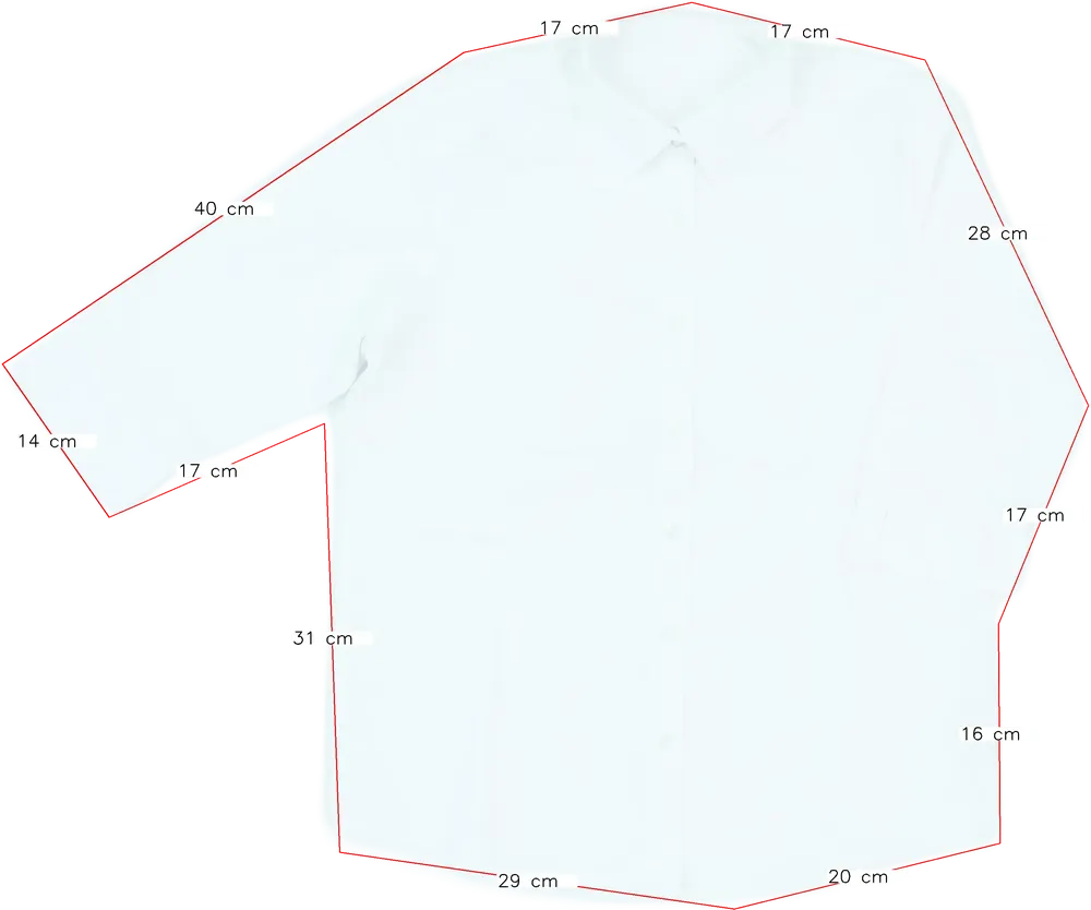 Fehér George Ing EU 164 / UK 14 év / US 14 év/XL