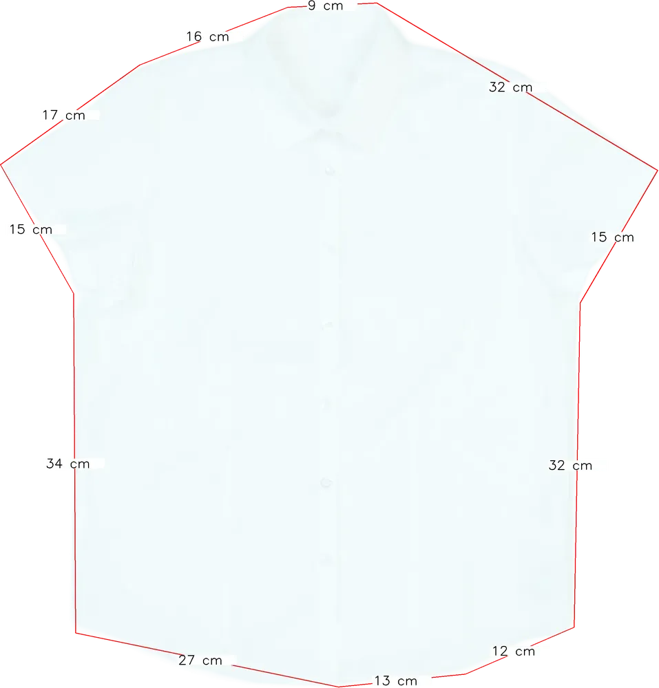 Fehér George Ing EU 164 / UK 14 év / US 14 év/XL