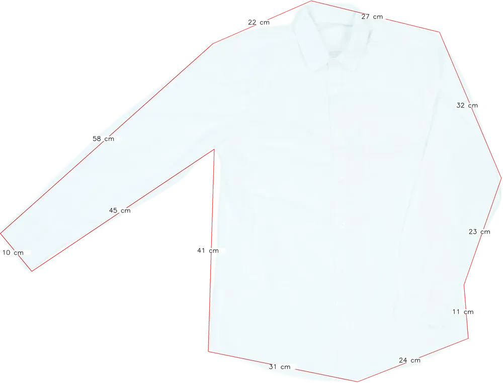 Fehér George Ing EU 170 / UK 15 év / US XL